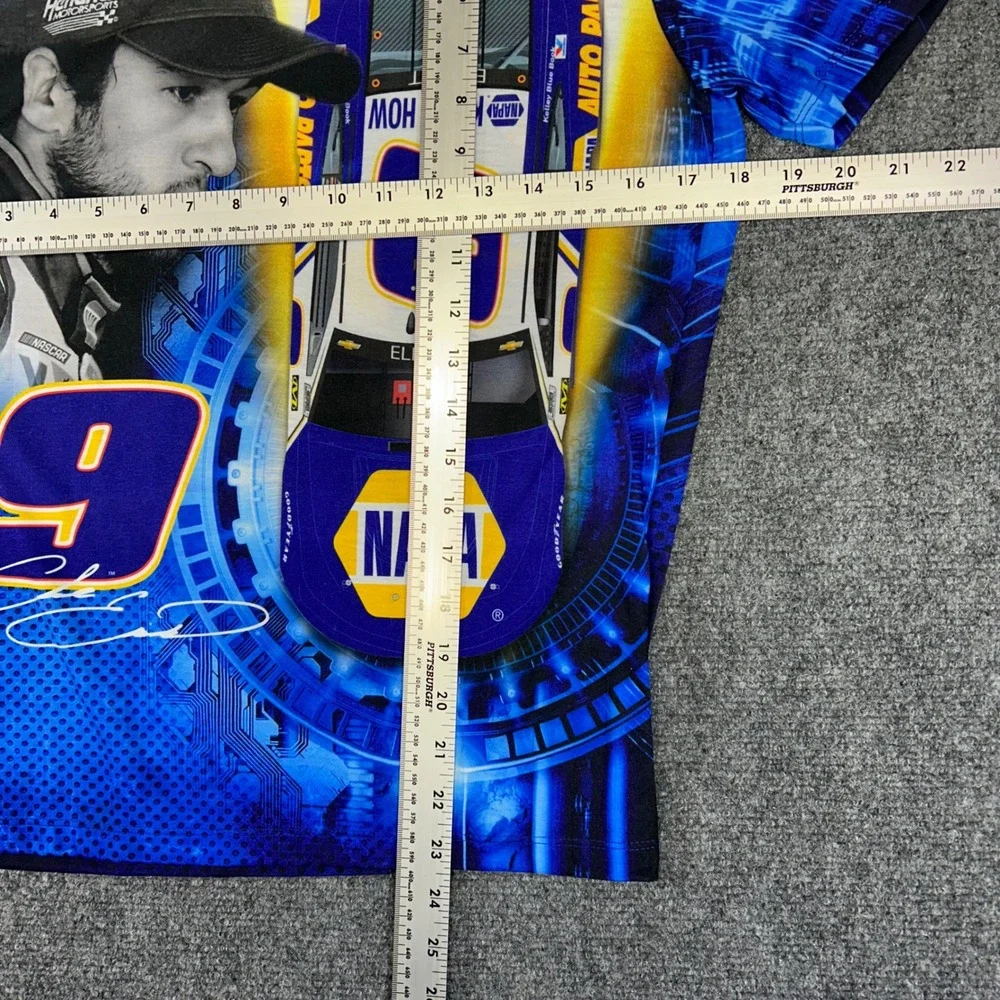 Chase Elliott NASCAR Hendrick Motorsports NAPA #9 All Over Print Shirt Boys L